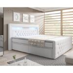 Boxspringbett ARONA mit Schubladen und Fußteil
